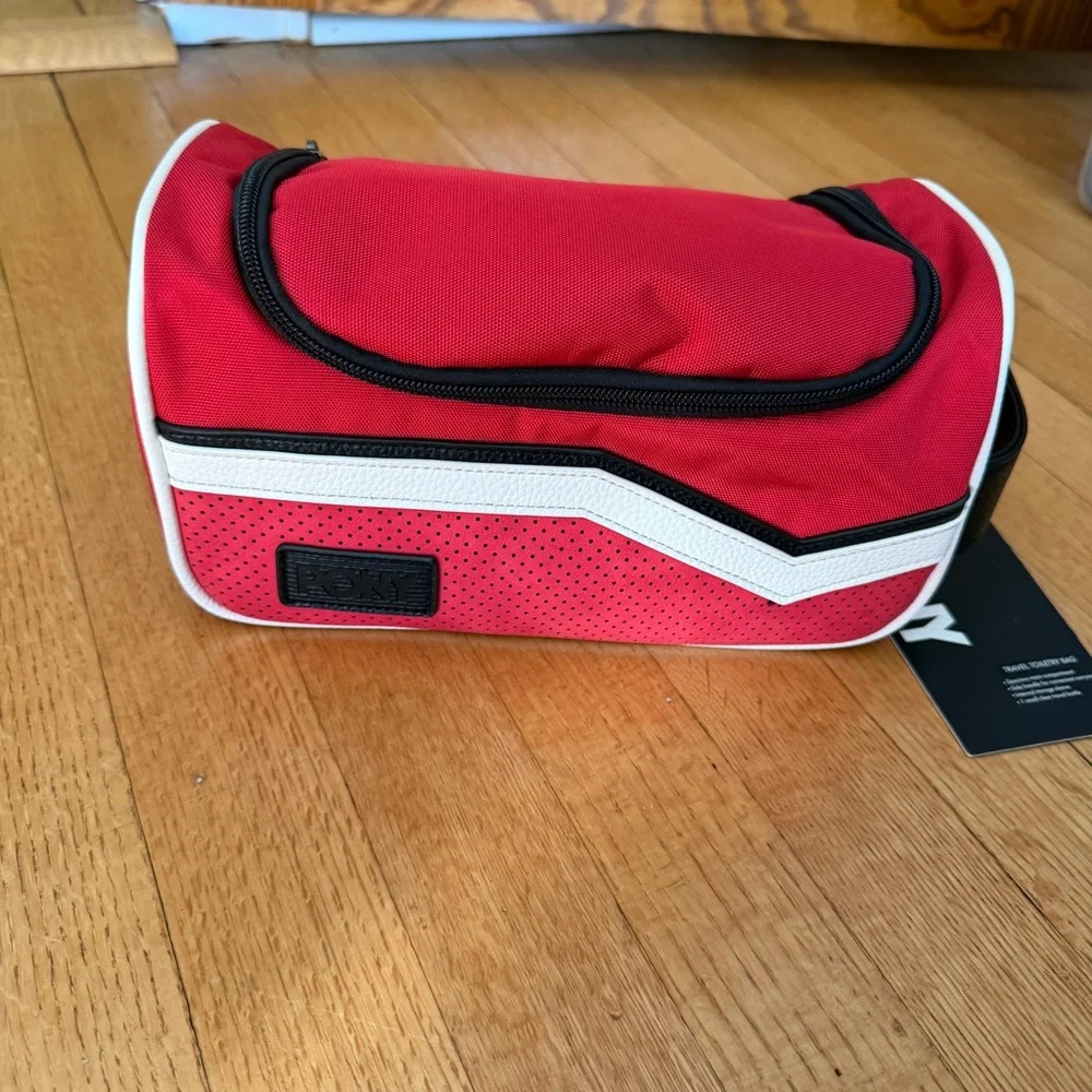 PONY Travel Toiletry Accesory Collection Red Sports Champion Red Legend Bag nwt